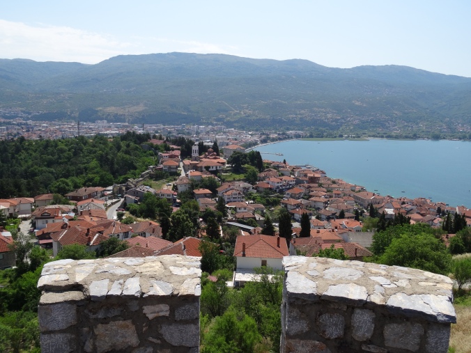 View of Ohrid from the ramparts of Tsar Samuel's Fortress