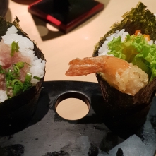 Hand rolls at Sushi Zanmai