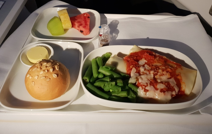 Finnair business class food